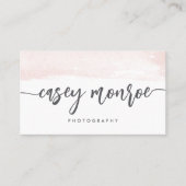 Handtekeningsscript voor donkere en grijze Waterve Visitekaartje (Voorkant)