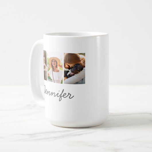 handtekeningstripcollage koffiemok (Voorkant links)