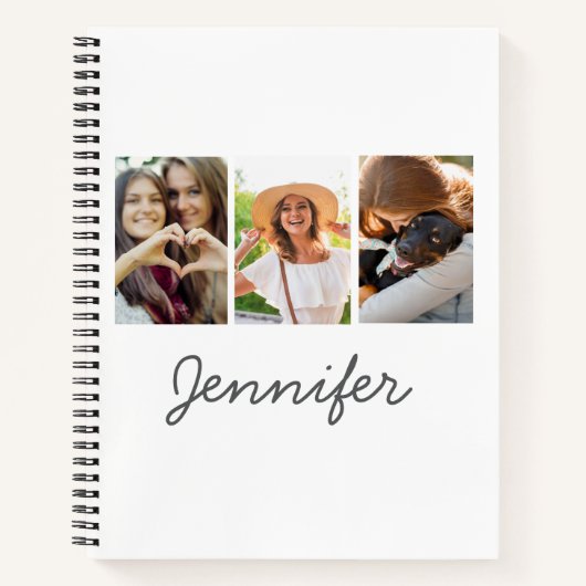 handtekeningstripcollage notitieboek (Voorkant)