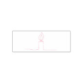 handtekenkaars zelfinktende stempel (Design)