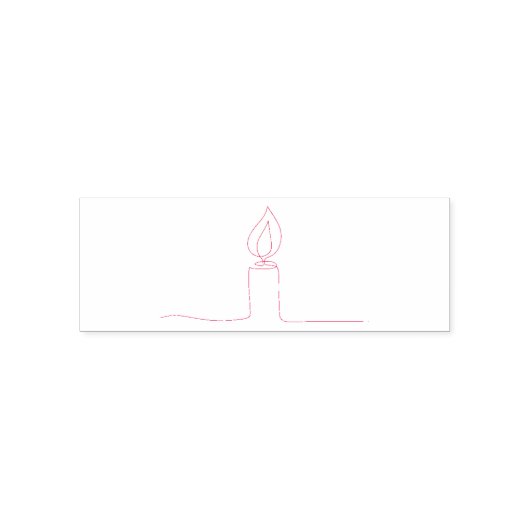 handtekenkaars  zelfinktende stempel (Design)