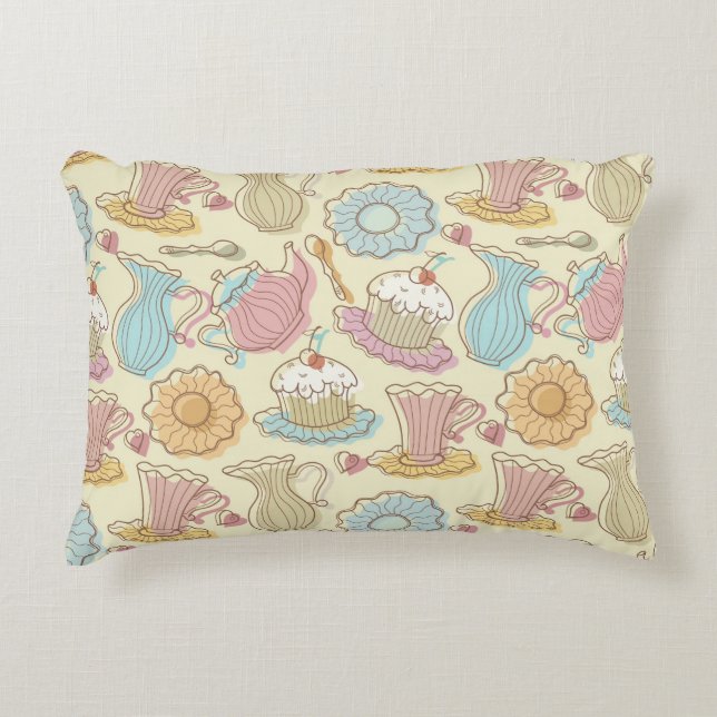 Handtekenkleppen Silhouettes Decoratief Kussen (Voorkant)