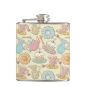 Handtekenkleppen Silhouettes Heupfles (Voorkant)