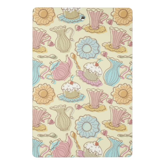 Handtekenkleppen Silhouettes Mini Klembord (Achterkant)