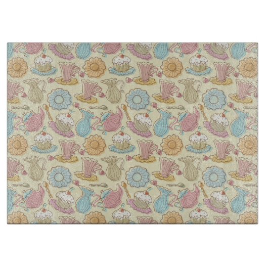 Handtekenkleppen Silhouettes Snijplank (Voorkant)