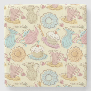 Handtekenkleppen Silhouettes Stenen Onderzetter