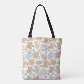 Handtekenkleppen Silhouettes Tote Bag (Achterkant)
