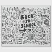 handtekenleer - schoolelement cadeaupapier (Vlak)