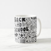 handtekenleer - schoolelement koffiemok (Voorkant rechts)