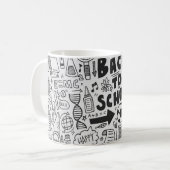 handtekenleer - schoolelement koffiemok (Voorkant links)