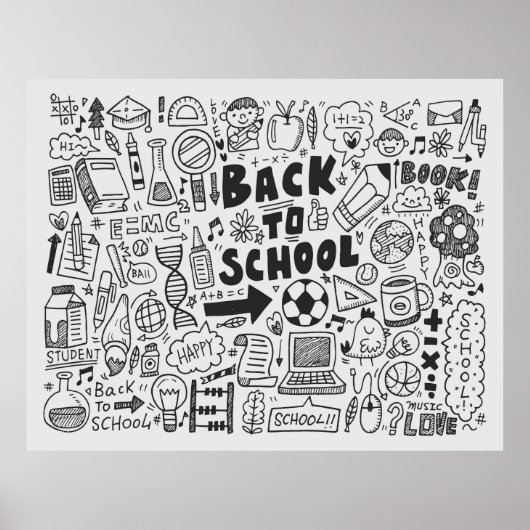handtekenleer - schoolelement poster (Voorkant)