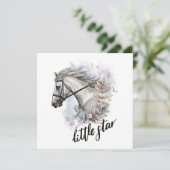 Handtekenpaard met planten gooien kussens (Staand voorkant)