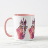 Handtekenroze Mok Unicorn (Links)