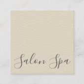 Handtekenscript sociale media gestructureerd vierkante visitekaartje (Voorkant)