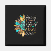 Handtekentaal Het leven van een trots doof Magneet (Voorkant)