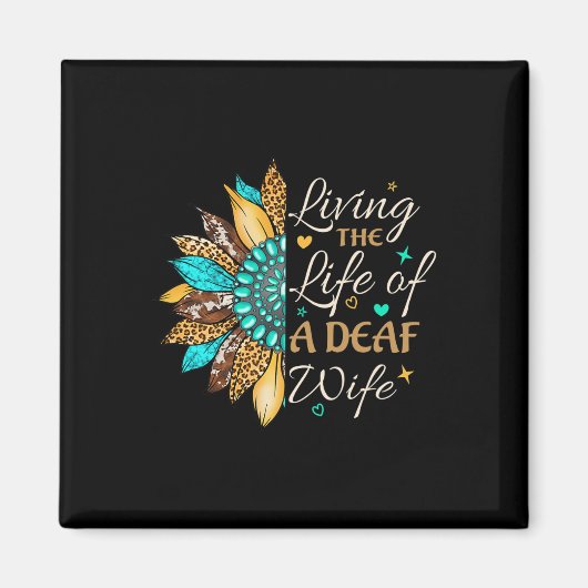 Handtekentaal Het leven van een trots doof Magneet (Voorkant)