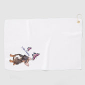 Handtuch Golf  französische Bulldogge Golfhanddoek (Horizontaal)