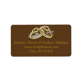 Handvasten Ceremonie - Het binden van de knoop Lab Etiket