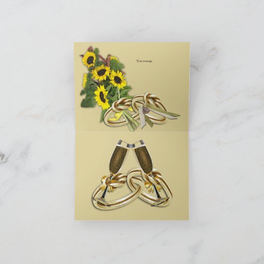 Handvasten Dank je kaart (Binnen)