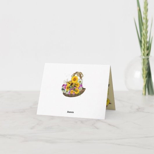 Handvasten Dank je kaart (Achterkant)