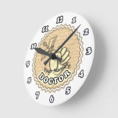 Handvasthoudende caduceus arts ronde klok (Hoek)