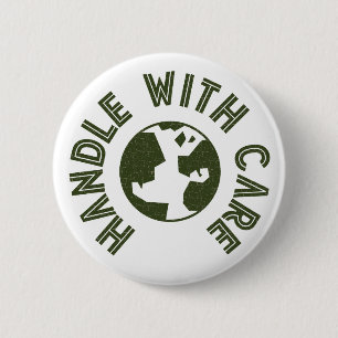 Handvat met de knop Zorgbehandeling Ronde Button 5,7 Cm