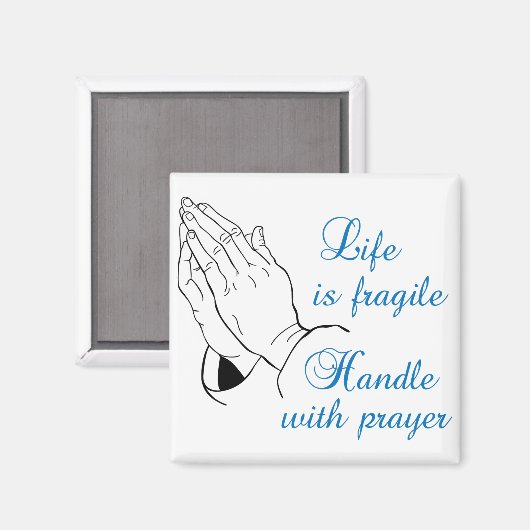 Handvat met gebed magneet (Voorkant / Achterkant)