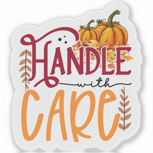 Handvat met hart sticker (Voorkant)