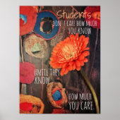 Handvat met Poster voor zorgleraar (Voorkant)