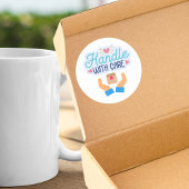 Handvat met zorg Classic ronde Stickers