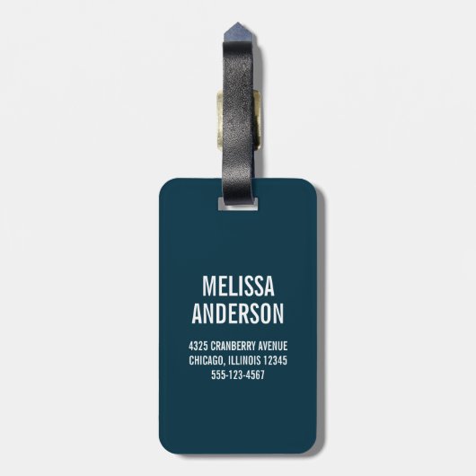 Handvat met zorg Ei, Bunny & Flamingo Bagagelabel (Achterkant verticaal)