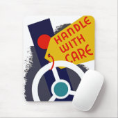 Handvat met zorg muismat (Met muis)