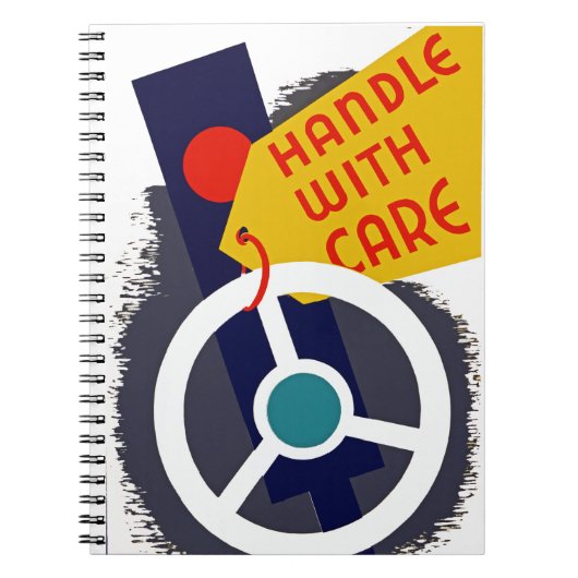 Handvat met zorg notitieboek (Voorkant)