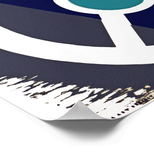 Handvat met zorg poster (Hoek)