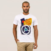 Handvat met zorg t-shirt (Voorkant volledig)