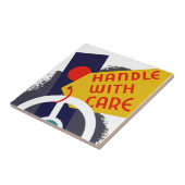 Handvat met zorg tegeltje (Zijkant)