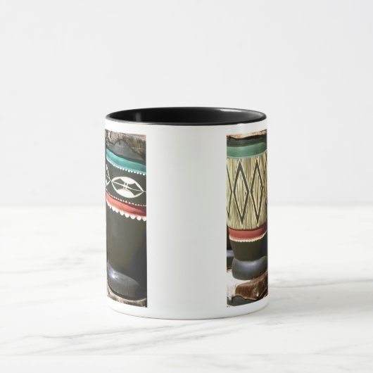 Handvaten, met krultrom, Livingston, Zambia Mok (Midden)