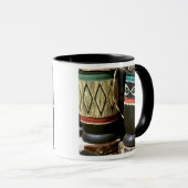 Handvaten, met krultrom, Livingston, Zambia Mok (Voorkant rechts)