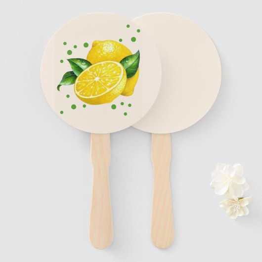 Handventilatoren Handwaaier (Voorkant en achterkant)