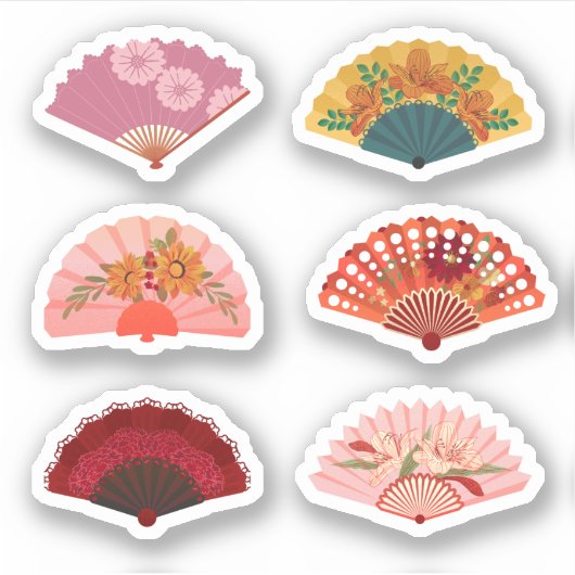 Handventilatoren Stickers (Voorkant)