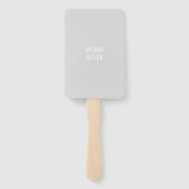 Handventilatoren uploaden uw ontwerp handwaaier (Achterkant)