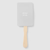 Handventilatoren uploaden uw ontwerp handwaaier (Voorkant)