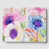 handverf met waterverf gastenboek (Achterkant)