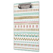 handverfstam Aztec geometrisch ontwerp Klembord (Links)