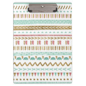 handverfstam Aztec geometrisch ontwerp Klembord (Voorkant)