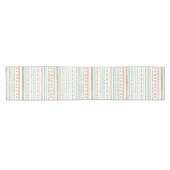 handverfstam Aztec geometrisch ontwerp Korte Tafelloper (Horizontaal)