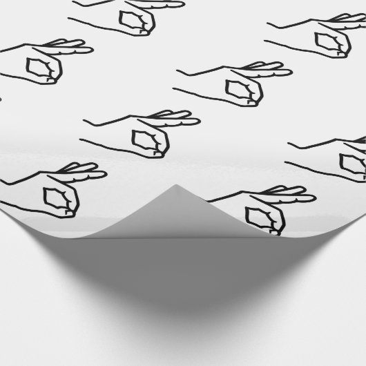 Handvinger Cadeaupapier (Hoek)