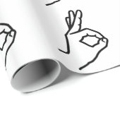 Handvinger Cadeaupapier (Rol Hoek)