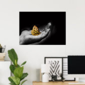 handvlinder poster (Thuiskantoor)