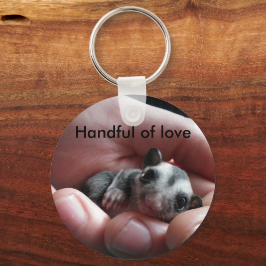 Handvol liefde sleutelhanger (Voorkant)